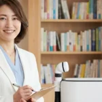 スイトルボディは補助金で購入できる？と申請手順について解説する白ジャケットを着てクリップボードを持つ女性アドバイザーの横長写真